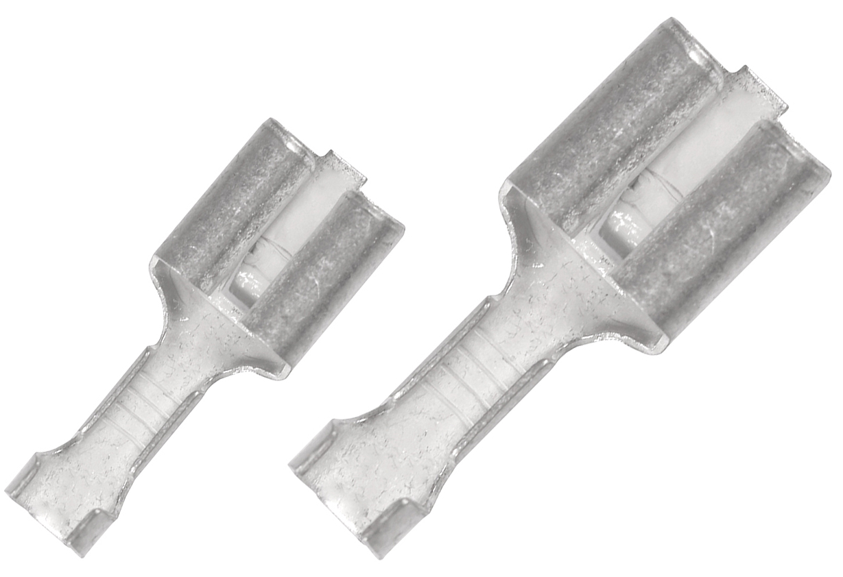 Receptacles with locking lip rolled type 0.5 - 6 mm²